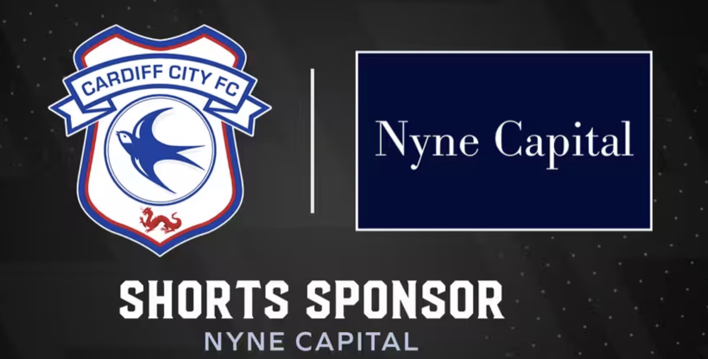 Cardiff City FC and Nyne Capital sponsor graphic