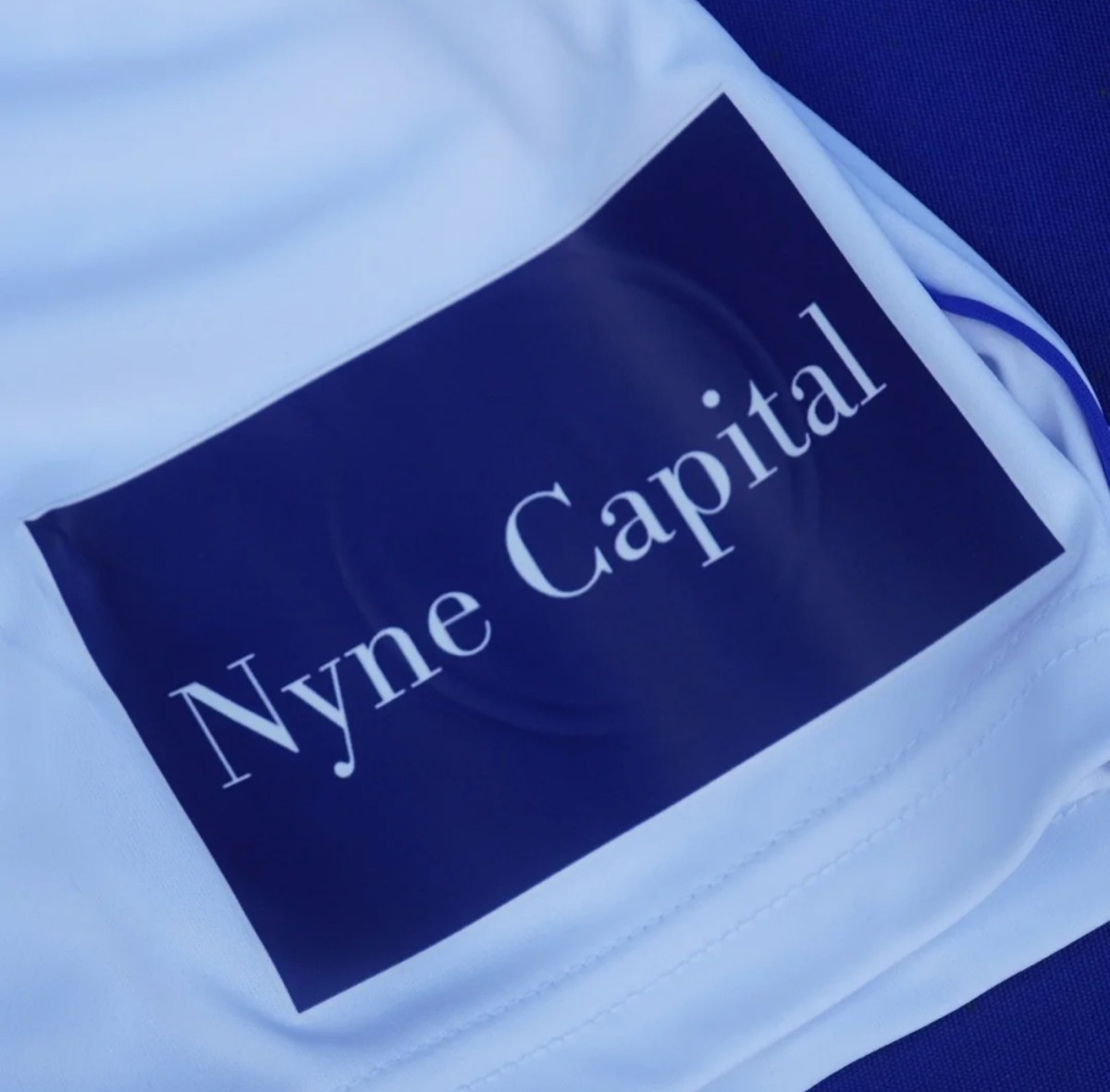 Nyne Capital logo on Cardiff City FC kit